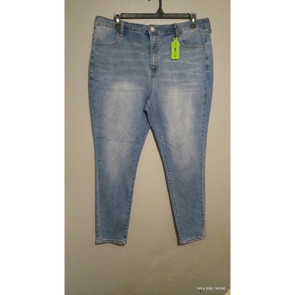 Kohl's Junior Plus SO Good‎ for Life Blue Jean Jeggings Size 20/38W